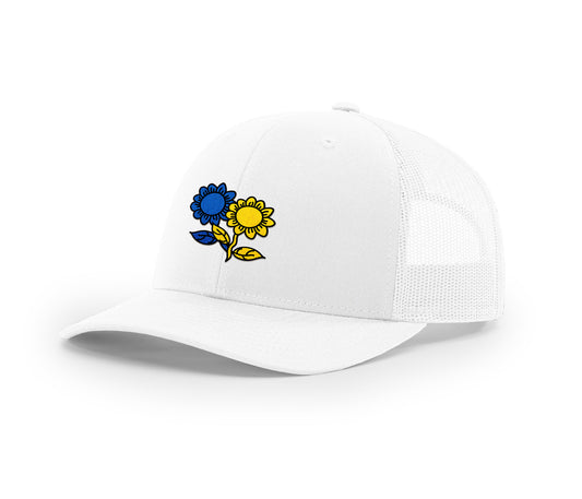 "Ukrainian Sunflowers" Trucker Hat (Ukraine Fundraiser)