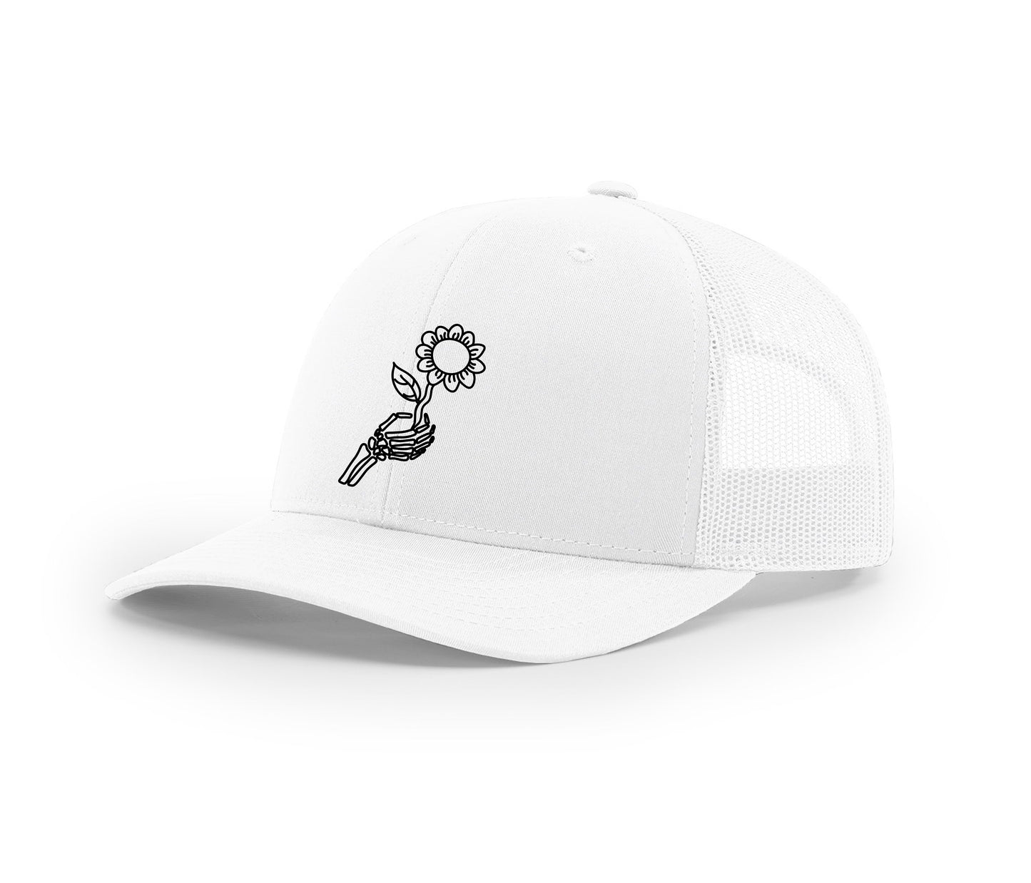 Skeleton Hand Trucker Hat (Ukraine Fundraiser)